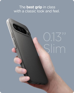Foto 5 | Foto 5 | Funda Spigen Liquid Air Para Pixel 9 Pro Xl (2024), Color Gris Mármol - Venta Internacional.