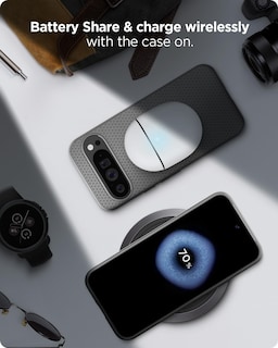 Foto 6 | Foto 6 | Funda Spigen Liquid Air Para Pixel 9 Pro Xl (2024), Color Gris Mármol - Venta Internacional.