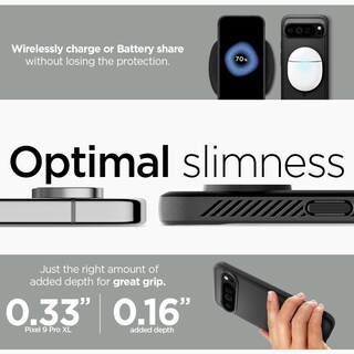 Foto 5 | Foto 5 | Funda Spigen Rugged Armor Para Pixel 9 Pro Xl (2024), Color Negro - Venta Internacional.