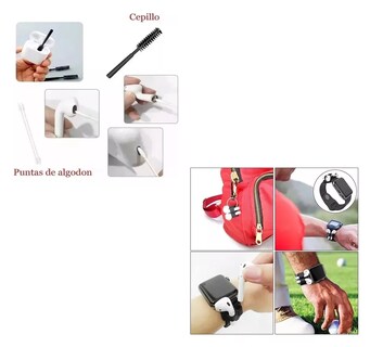 Foto 3 | Foto 3 | Accesorios 8 En 1 , Airpod 1 2 3 Pro Compatible Negro