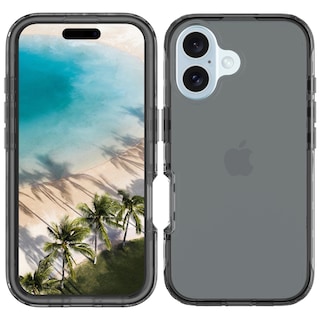 Foto 1 | Foto 1 | Funda Protectora Negra a Prueba de Golpes para iPhone 16 - Venta Internacional