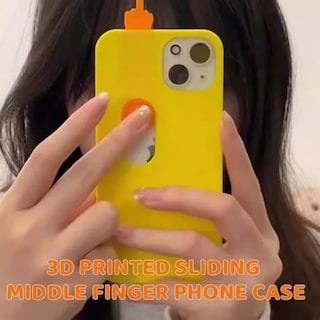 Foto 2 | Foto 2 | Funda Deslizante Para Teléfono Con Dedo Medio Impreso En 3d - Venta Internacional.