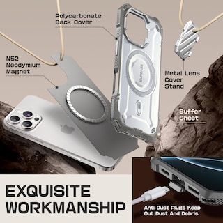 Foto 5 | Foto 5 | Funda Para Teléfono Supcase Unicorn Beetle Mag Xt Para Iphone 16 Pro De 6.3 Pulgadas - Venta Internacional.