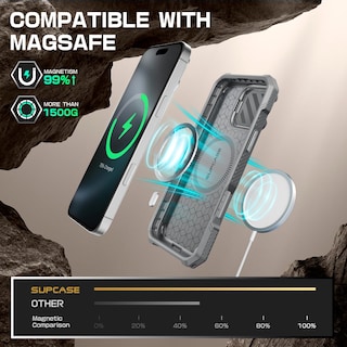 Foto 6 | Foto 6 | Funda Para Teléfono Supcase Unicorn Beetle Mag Xt Para Iphone 16 Pro De 6.3 Pulgadas - Venta Internacional.