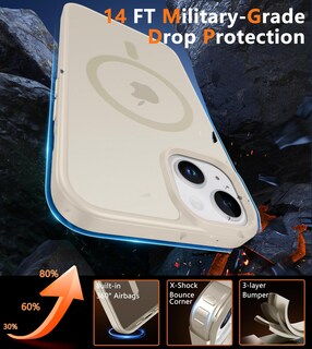 Foto 5 | Foto 5 | Funda De Teléfono Fntcase Para Iphone 13/14 Magnética Translúcida Mate - Venta Internacional.