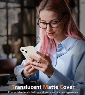 Foto 7 | Foto 7 | Funda De Teléfono Fntcase Para Iphone 13/14 Magnética Translúcida Mate - Venta Internacional.
