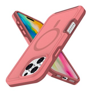Foto 1 | Foto 1 | Funda Magnética Antichoque Para Iphone 16 Pro, Color Rosa Oscuro - Venta Internacional.