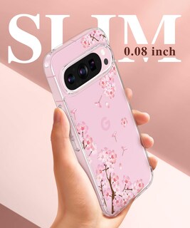 Foto 6 | Foto 6 | Funda De Teléfono Gviewin Para Google Pixel 9/pixel 9 Pro Sakura/pink - Venta Internacional.