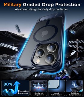 Foto 3 | Foto 3 | Funda De Teléfono Temdan Magnetic Compatible Con Iphone 16 Pro Max - Venta Internacional.