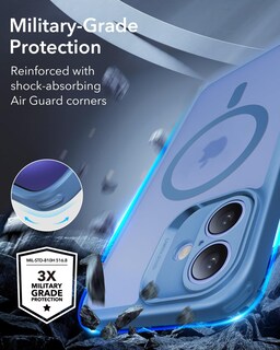 Foto 4 | Foto 4 | Funda Esr Para Iphone 16 (4 En 1) Con Protector De Pantalla Azul - Venta Internacional.