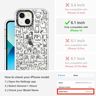 Foto 2 | Foto 2 | Funda De Teléfono Mosnovo Para Iphone 13 Buffertech 2m Drop Clear - Venta Internacional.