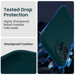 Foto 4 | Foto 4 | Funda De Teléfono Firenova Diseñada Para Iphone 16 Pro De Silicona, Color Verde Azulado - Venta Internacional.