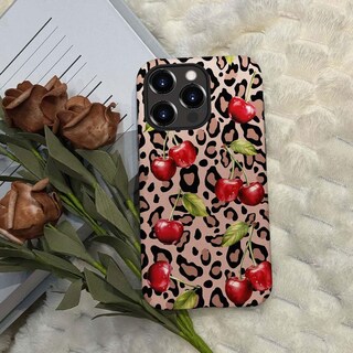 Foto 5 | Foto 5 | Funda Para Iphone 14 Pro Hy2 Con Estampado De Leopardo Y Hoja De Cerezo A3 - Venta Internacional.