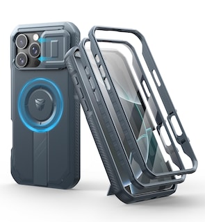 Foto 1 | Foto 1 | Funda Dexnor Para Iphone 16 Pro Max Con Cámara Deslizante, Color Azul Marino - Venta Internacional.