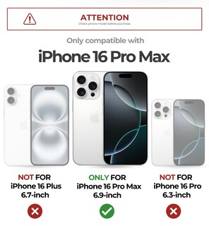 Foto 2 | Foto 2 | Funda Dexnor Para Iphone 16 Pro Max Con Cámara Deslizante, Color Azul Marino - Venta Internacional.