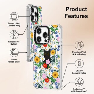 Foto 6 | Foto 6 | Funda De Teléfono Mosnovo Para Iphone 16 Pro Buffertech Black Cat - Venta Internacional.