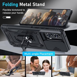 Foto 2 | Foto 2 | Funda De Teléfono Janmitta Compatible Con Moto Edge 2024 Negra - Venta Internacional.
