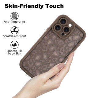 Foto 4 | Foto 4 | Funda Kanghar Con Estampado De Leopardo Para Iphone 15 Pro Max De 6.7 Pulgadas, Color Marrón - Venta Internacional.
