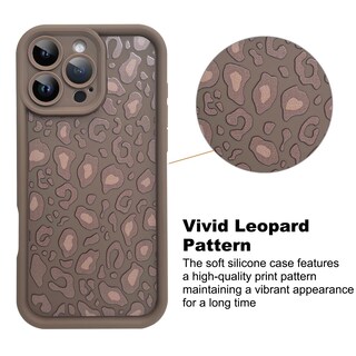 Foto 3 | Foto 3 | Funda De Tpu Con Estampado De Leopardo Kanghar Para Iphone 16 Pro De 6.3 Pulgadas - Venta Internacional.