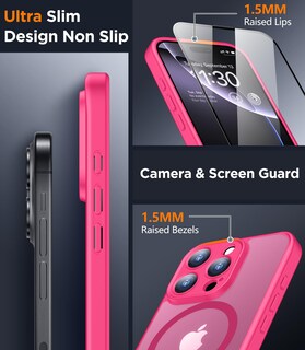 Foto 4 | Foto 4 | Funda De Teléfono Spidercase Para Iphone 16 Pro Con Protector De Pantalla - Venta Internacional.