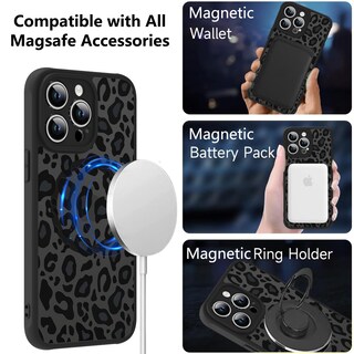 Foto 2 | Foto 2 | Funda De Teléfono Kanghar Con Estampado De Leopardo Para Iphone 13 Pro Max 6.7 - Venta Internacional.