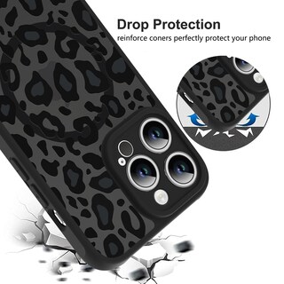 Foto 4 | Foto 4 | Funda De Teléfono Kanghar Con Estampado De Leopardo Para Iphone 13 Pro Max 6.7 - Venta Internacional.