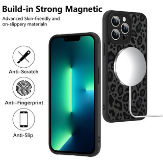 Foto 5 | Foto 5 | Funda De Teléfono Kanghar Con Estampado De Leopardo Para Iphone 13 Pro Max 6.7 - Venta Internacional.