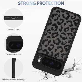 Foto 3 | Foto 3 | Funda De Teléfono Aigomara Para Google Pixel 9 Pro Xl Black Leopard - Venta Internacional.