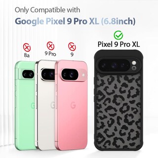Foto 5 | Foto 5 | Funda De Teléfono Aigomara Para Google Pixel 9 Pro Xl Black Leopard - Venta Internacional.