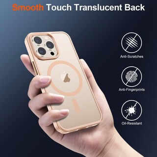 Foto 6 | Foto 6 | Funda Magnética Supfine Para Iphone 14 Pro Max Sand Pink - Venta Internacional.
