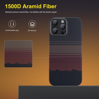 Foto 3 | Foto 3 | Funda De Teléfono Con Fibra De Aramida Real Para Iphone 16 Pro Max - Venta Internacional.