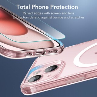 Foto 5 | Foto 5 | Set De Fundas Esr Para Iphone 15 Translúcidas Mate Con Protector De Pantalla - Venta Internacional.