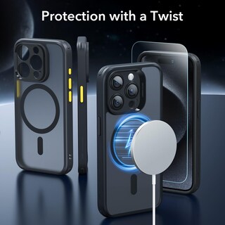 Foto 2 | Foto 2 | Set De Fundas Esr Para Iphone 15 Pro Con Protector De Pantalla, Color Negro - Venta Internacional.