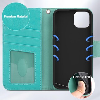 Foto 6 | Foto 6 | Funda De Teléfono Compatible Con Iphone 15 De 6.1 Pulgadas Con Tarjetero - Venta Internacional.