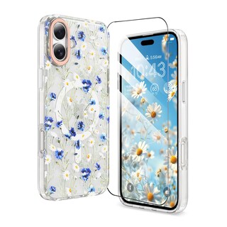 Foto 1 | Foto 1 | Funda De Teléfono Milprox Compatible Con Iphone 16 Plus Con Protector De Pantalla - Venta Internacional.