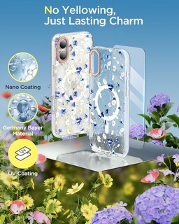 Foto 4 | Foto 4 | Funda De Teléfono Milprox Compatible Con Iphone 16 Plus Con Protector De Pantalla - Venta Internacional.