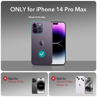 Foto 2 | Foto 2 | Funda De Teléfono Esr Para Iphone 14 Pro Max Con Magsafe Clear Blue - Venta Internacional.