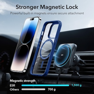 Foto 3 | Foto 3 | Funda De Teléfono Esr Para Iphone 14 Pro Max Con Magsafe Clear Blue - Venta Internacional.