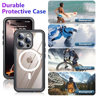 Foto 6 | Foto 6 | Funda Impermeable Temdan Compatible Con Iphone 16 Pro Max - Venta Internacional.