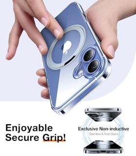 Foto 6 | Foto 6 | Funda De Teléfono Torras Con Anillo Magnético Giratorio De 360° Para Iphone 16 Plus - Venta Internacional.