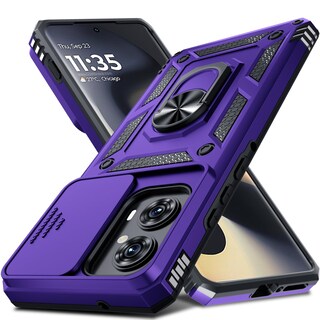 Foto 1 | Foto 1 | Funda Para Teléfono Janmitta Compatible Con Moto Edge 2024, Color Morado - Venta Internacional.