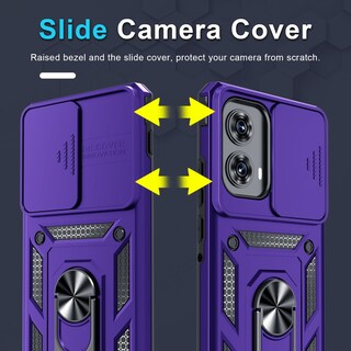 Foto 3 | Foto 3 | Funda Para Teléfono Janmitta Compatible Con Moto Edge 2024, Color Morado - Venta Internacional.