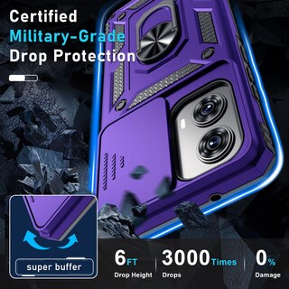 Foto 5 | Foto 5 | Funda Para Teléfono Janmitta Compatible Con Moto Edge 2024, Color Morado - Venta Internacional.