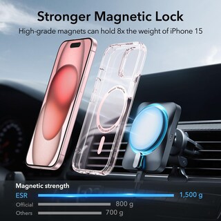 Foto 3 | Foto 3 | Funda De Teléfono Esr Para Iphone 15 Plus Con Magsafe De Grado Militar - Venta Internacional.