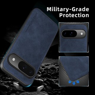 Foto 2 | Foto 2 | Funda De Piel Sintética X-level Para Google Pixel 9/9 Pro, Piel Sintética, Color Azul - Venta Internacional.