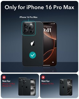 Foto 2 | Foto 2 | Funda De Teléfono Esr Para Iphone 16 Pro Max Con Magsafe Frosted Black - Venta Internacional.