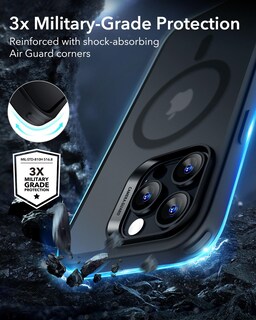 Foto 5 | Foto 5 | Funda De Teléfono Esr Para Iphone 16 Pro Max Con Magsafe Frosted Black - Venta Internacional.