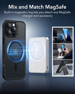 Foto 6 | Foto 6 | Funda De Teléfono Esr Para Iphone 16 Pro Max Con Magsafe Frosted Black - Venta Internacional.
