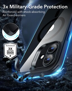 Foto 5 | Foto 5 | Funda Esr Para Iphone 16 Plus Con Magsafe Clear Black - Venta Internacional.