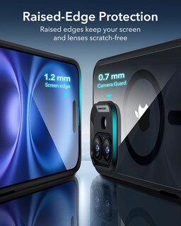 Foto 7 | Foto 7 | Funda Esr Para Iphone 16 Plus Con Magsafe Clear Black - Venta Internacional.